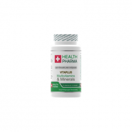 HEALTH PHARMA Vitaplus Συμπλήρωμα Διατροφής με Πολυβιταμίνες και Μεταλλικά Στοιχεία για Τόνωση και Ενέργεια, 30 caps