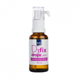 INTERMED D3 Fix Drops 200 IU με Αντλία, 30 ml