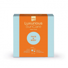 INTERMED Luxurious SunCare Family Pack Αντηλιακή Προσώπου SPF50, 75ml + Αντηλιακή Σώματος SPF50, 200ml