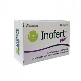 ITF Inofert Plus Συμπλήρωμα Διατροφής για την Αύξηση της Γονιμότητας, 30 caps