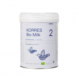 KORRES Γάλα σε Σκόνη Bio Milk 2 6m+ χωρίς Γλουτένη, 400 gr