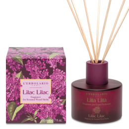 L'ERBOLARIO Iris Lilla Lilla for Scented Wood Sticks, Αρωματικό Χώρου, 200 ml