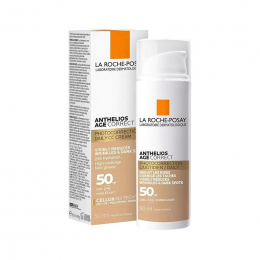 LA ROCHE POSAY Anthelios Age Correct Αντηλιακή Κρέμα Προσώπου SPF50 με Χρώμα, 50 ml