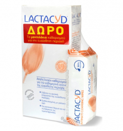 LACTACYD Intimate Washing Lotion 300 ml και Δώρο Intimate Wipes, 10 τμχ