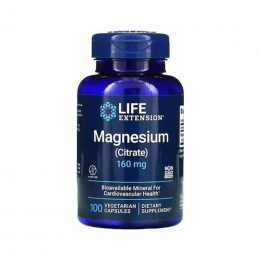 LIFE EXTENSION Magnesium Citrate 100 mg, 100 veg. caps