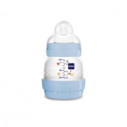 MAM Easy Start Anti-Colic Πλαστικό Μπιμπερό Κατά των Κολικών 0 μηνών Γαλάζιο, 130 ml