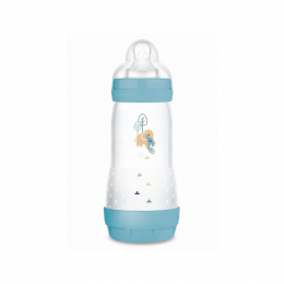 MAM Easy Start Anti-Colic Πλαστικό Μπιμπερό Κατά των Kολικών 4 μηνών και άνω Μπλε, 320 ml