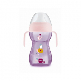 MAM Fun to Drink Cup Εκπαιδευτικό Ποτηράκι 8 μηνών και άνω Μοβ, 270 ml
