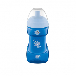 MAM Sports Cup Ποτηράκι Για Μωρά 12 μηνών και άνω Μπλε, 330 ml