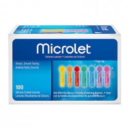 MICROLET Βελόνες Σακχάρου, 100 τμχ