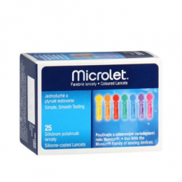 MICROLET Βελόνες Σακχάρου, 25 τμχ