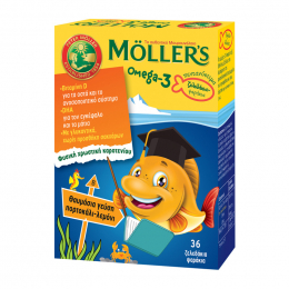 MOLLER'S Ζελεδάκια Λεμόνι-Πορτοκάλι, 36 τμχ