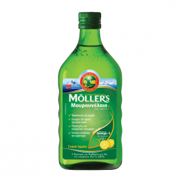 MOLLER'S Μουρουνέλαιο Λεμόνι, 250 ml