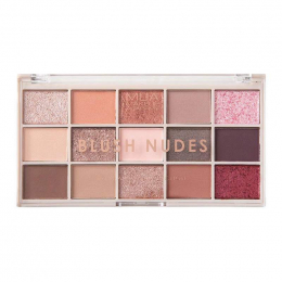 MUA Eyeshadow Palette 15 Shade Blush Nudes, 12 gr