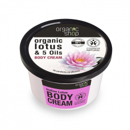 NATURA SIBERICA Organic Shop Indian Lotus Body Cream, 250 ml
