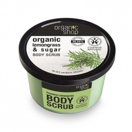 NATURA SIBERICA Organic Shop Body Scrub Provancal Lemongrass, 250 ml