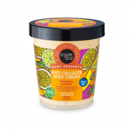 NATURA SIBERICA Organic Shop Body Desserts Tropical Sorbet Κρέμα Σώματος Κατά της Κυτταρίτιδας, 450 ml
