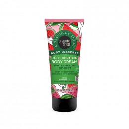 NATURA SIBERICA Organic Shop Body Desserts Watermelon Sorbet Ενυδατική Κρέμα Σώματος, 150 ml