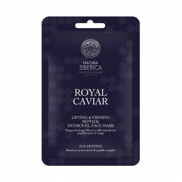 NATURA SIBERICA Royal Caviar Lift & Firming Peptide Hydrogel Face Mask Μάσκα Προσώπου για Ενίσχυση της Σφριγηλότητας, 1 τμχ