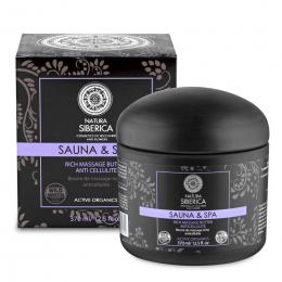 NATURA SIBERICA Sauna and Spa Rich Massage Butter Anti Cellulite, 370 ml