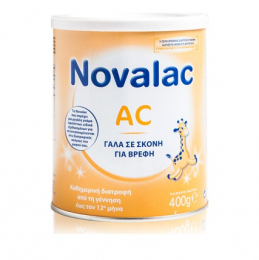 NOVALAC AC Βρεφικό Γάλα σε Σκόνη για Κολικούς, 400 gr