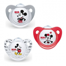 NUK Disney Mickey Mouse Πιπίλα Σιλικόνης 0-6m, 1 τμχ