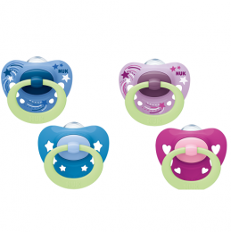 NUK Signature Night Σιλικόνης 0-6m, 1 τμχ