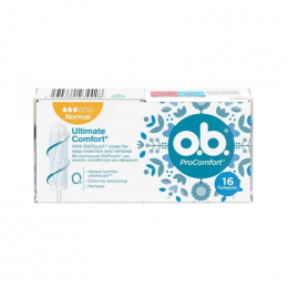 O.B Ταμπόν Pro Comfort Ultimate Normal για Κανονική Ροή, 16 τμχ