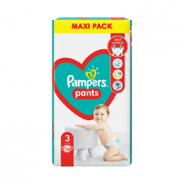 PAMPERS Πάνες Βρακάκι Pants No. 3 (6-11 kg), 56 τμχ