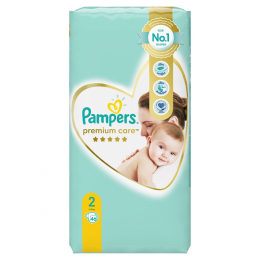 PAMPERS Premium Care No.2 Πάνες (4-8kg), 46 τμχ