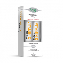 POWER HEALTH Power of Nature Vitamin C 1000 mg με Γλυκαντικό από Στέβια, 20 eff. tabs (1+1)