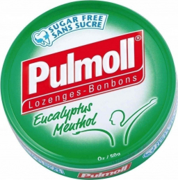 PULMOLL Ευκάλυπτος και Μενθόλη Ανακουφίζουν από τα Συμπτώματα του Κρυολογήματος, 45 gr