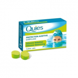 QUIES Swimming Earplugs, 3 x 2 τμχ