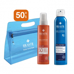 RILASTIL Πακέτο Sun System Vapo Spray Αντηλιακή Λοσιόν για το Σώμα SPF50+ σε Spray, 200 ml + Δώρο Face and Body After Sun Spray, 200 ml + Δώρο Νεσεσέρ