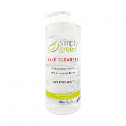SIMPLY GREEN Αντισηπτικό Χεριών με Aloe Vera και Γλυκερίνη, 1000 ml
