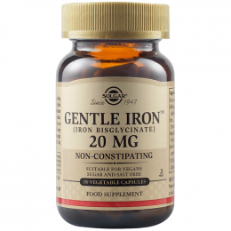 SOLGAR Gentle Iron 20mg, 90 veg. caps