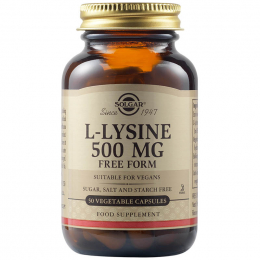 SOLGAR L-Lysine 500mg, 50 veg. caps