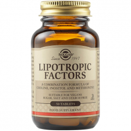 SOLGAR Lipotropic Factors, 50 tabs