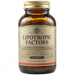 SOLGAR Lipotropic Factors, 100 tabs