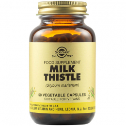 SOLGAR Milk Thistle 100mg, 50 veg. caps