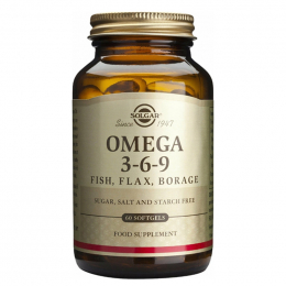 SOLGAR Omega 3-6-9, 60 softgels