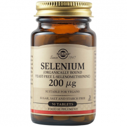 SOLGAR Selenium 200mg, 50 tabs