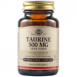 SOLGAR Taurine 500mg, 50 veg. caps