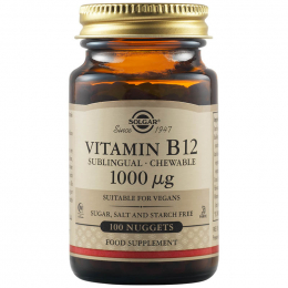 SOLGAR Vit B-12 1000mg, 100 nuggets