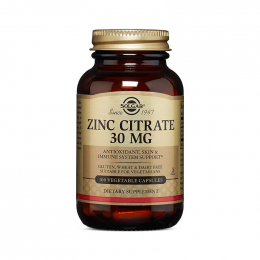 SOLGAR Zinc Citrate 30 mg, 100 caps