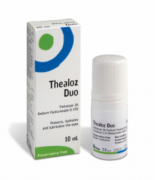 THEALOZ Duo Οφθαλμικό Προστατευτικό Διάλυμα, 10 ml