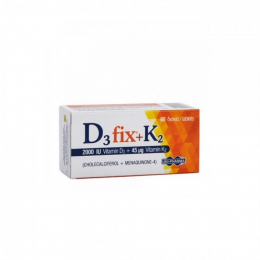 UNI-PHARMA D3 Fix 2000 IU and K2 45 μg, 60 tabs