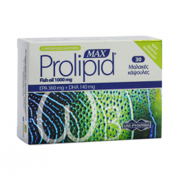 UNI-PHARMA Prolipid Max Fish Oil 1000 mg, 30 soft caps
