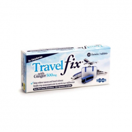 UNIPHARMA Travel Fix Συμπλήρωμα Διατροφής κατά της Ναυτίας, 10 tabs