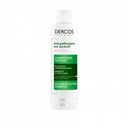 VICHY Dercos Anti-dandruff Shampoo - Sensitive Hair, 200 ml